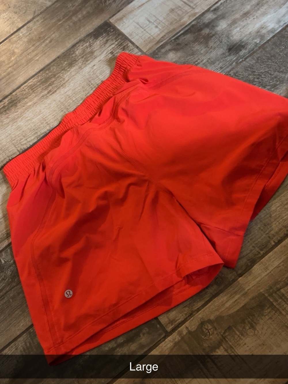 lululemon athletica Men's Red Athletic Shorts